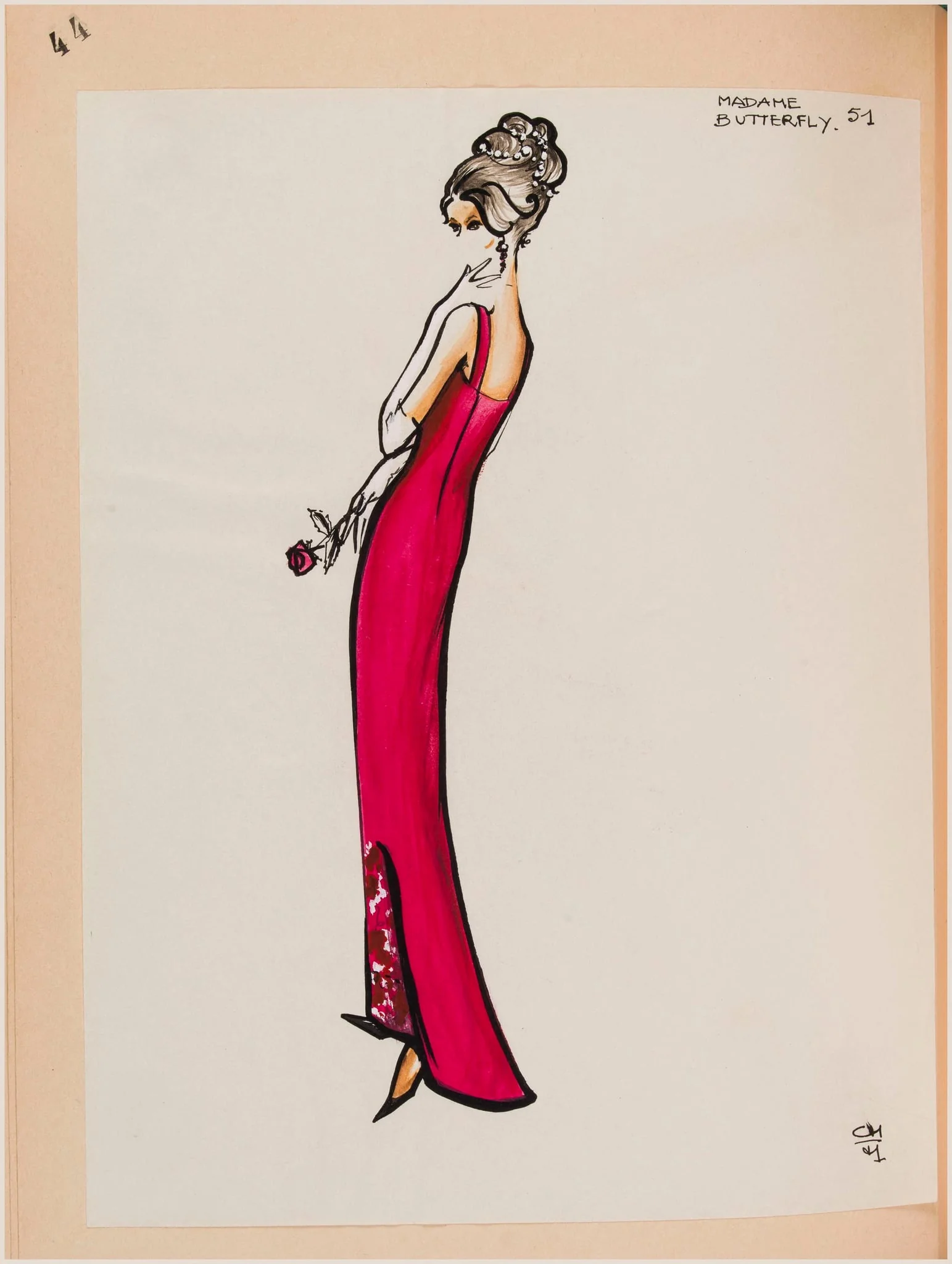 Madame Butterfly, by Carven, 1963