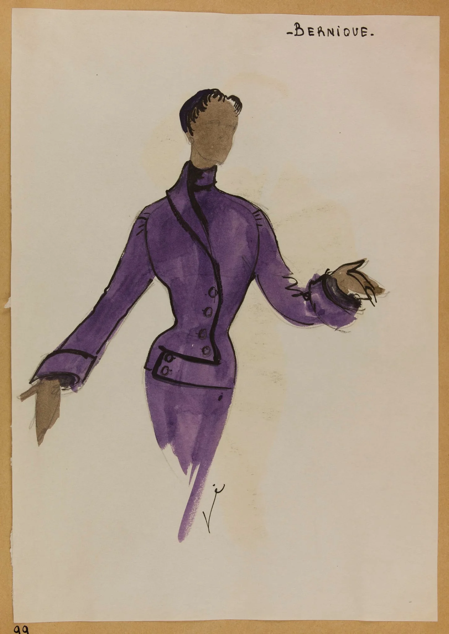 Bernique, by Carven, 1952