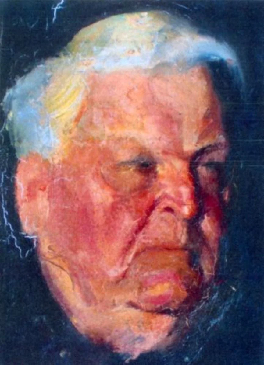 Mihail Sadoveanu, by Corneliu Baba, unspecified, 1953