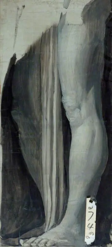 Lower Limbs of a Figure (cartoon for the south wall, dining room, Dorchester House)