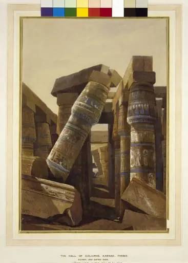 The Hall of Columns at Karnak, Thebes