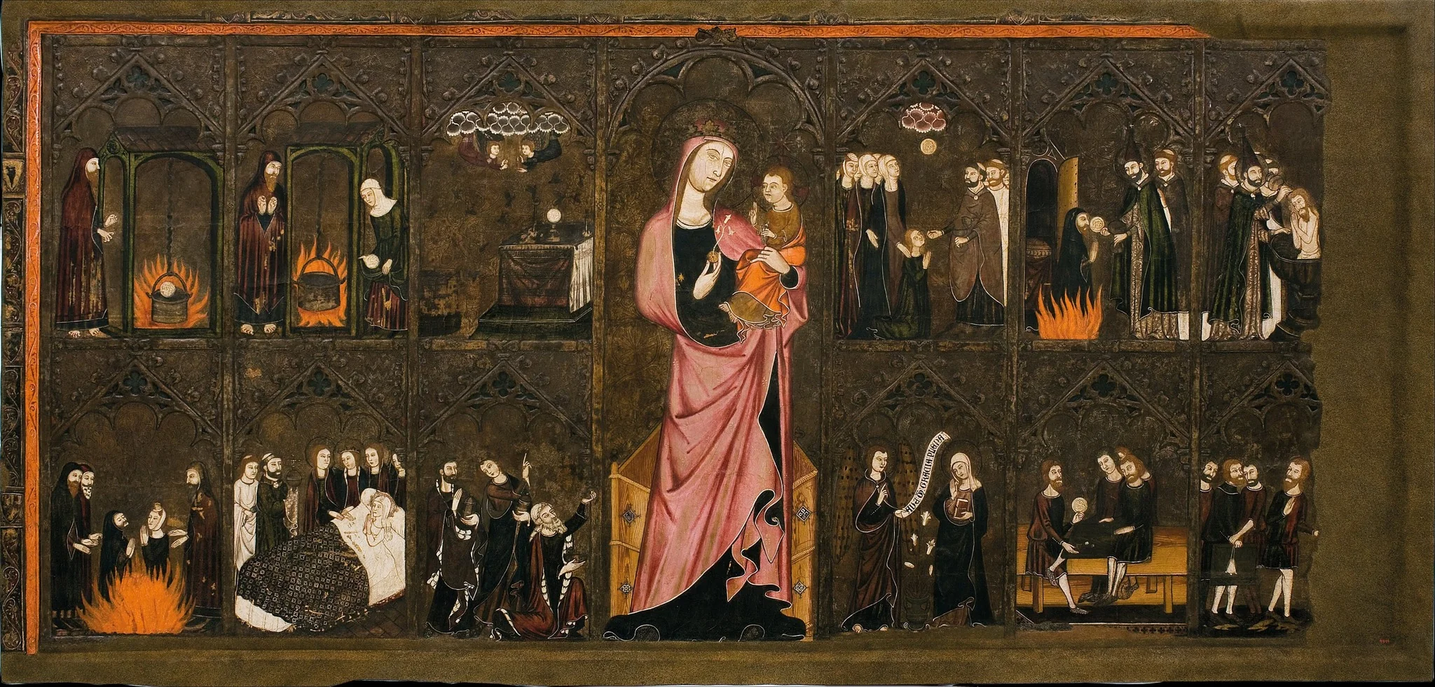 Altar frontal of the Corpus Christi, by Guillem Seguer, unspecified, 1340