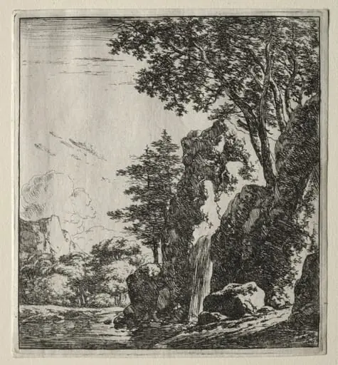 La chute d'eau