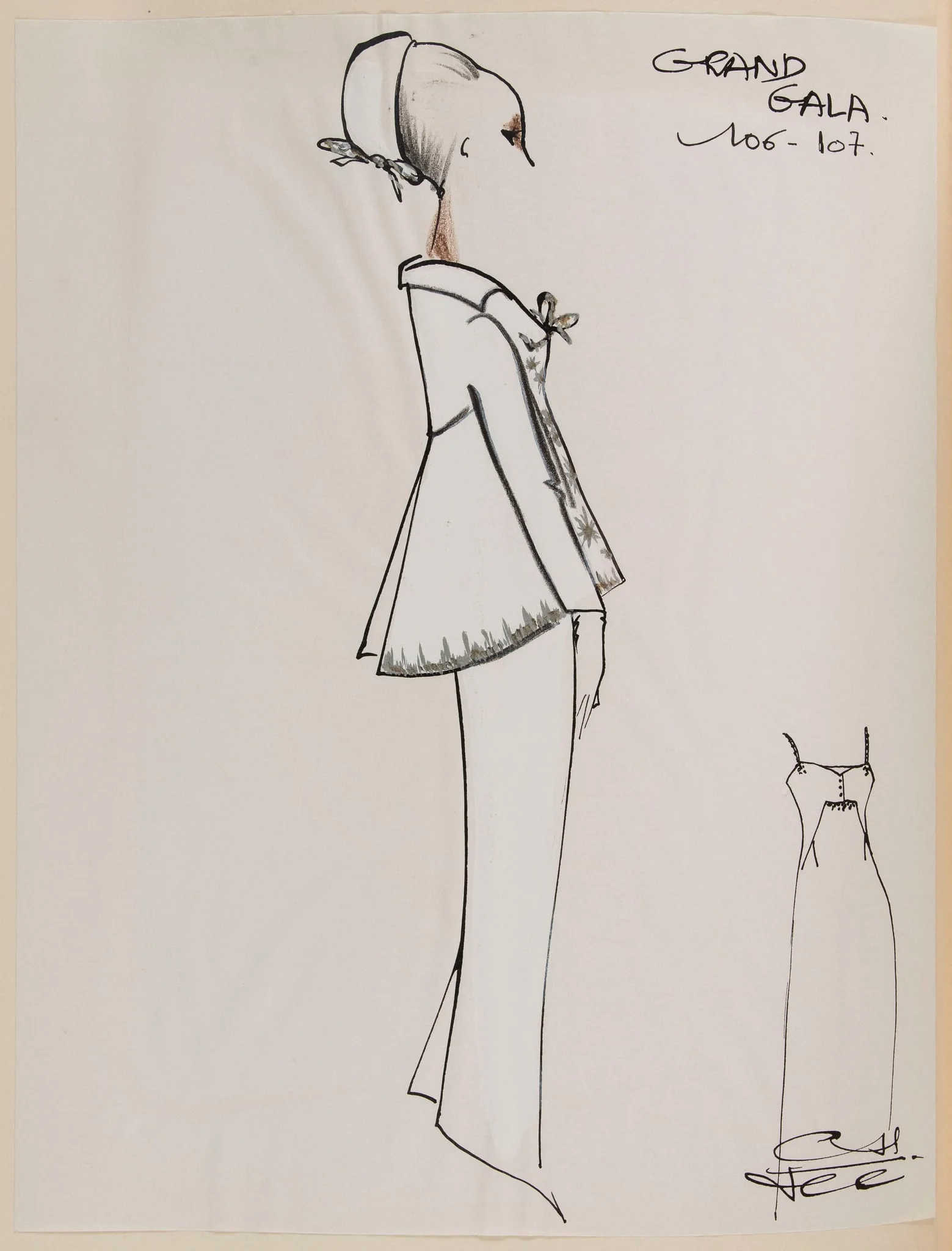 Grand gala, by Marie-Louise Carven, 1963