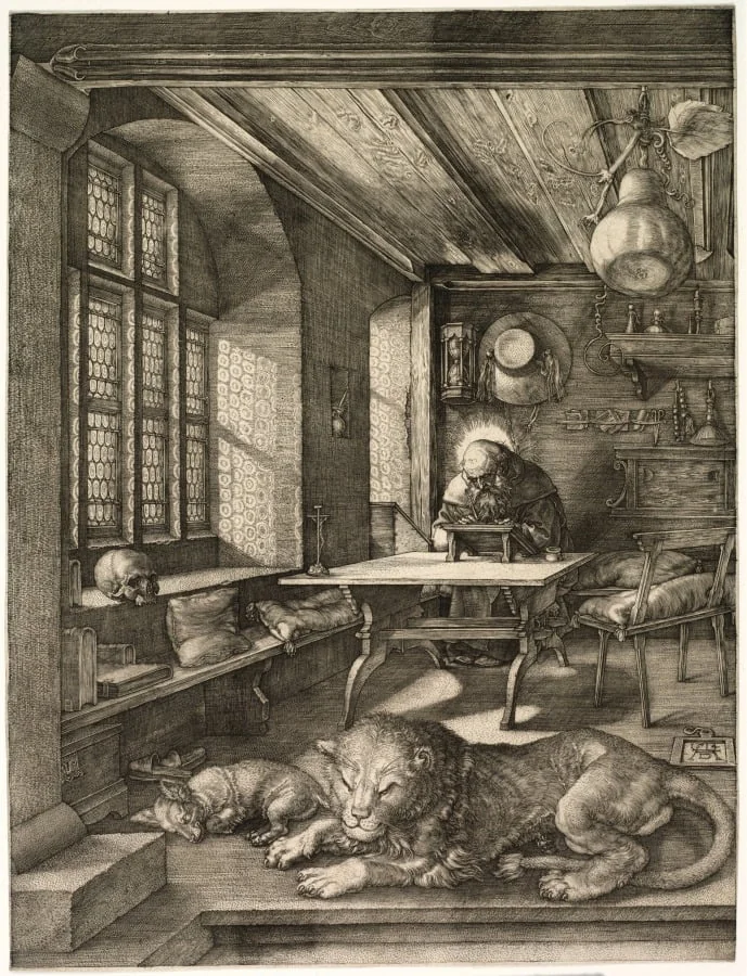 St. Jerome in his Study, by Albrecht Dürer, 1514