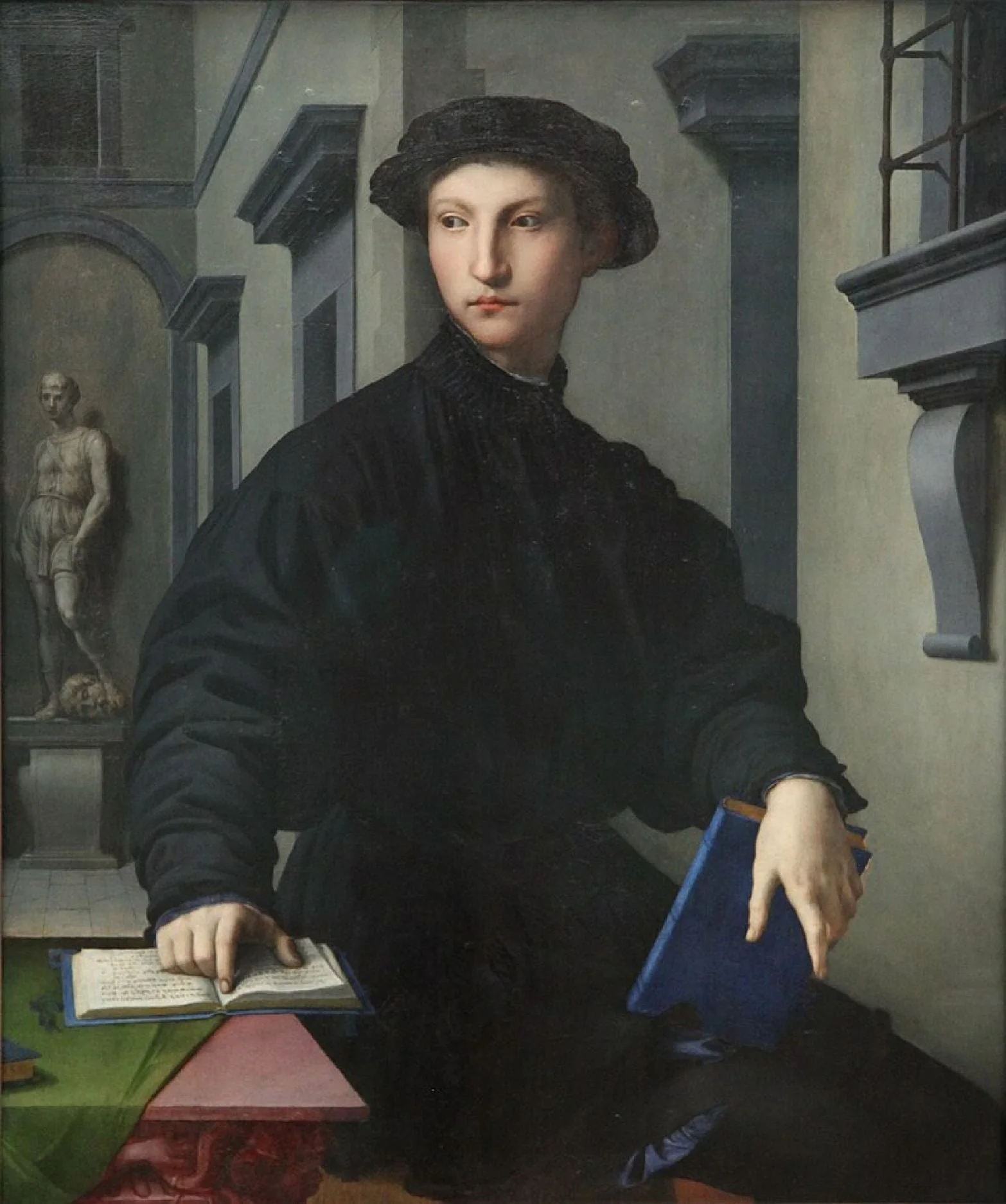 Portrait of Ugolino Martelli, by Agnolo di Cosimo di Marino, unspecified, 1550