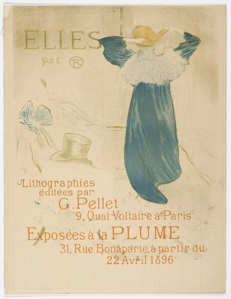Untitled, by Henri de Toulouse-Lautrec, ink, 1896