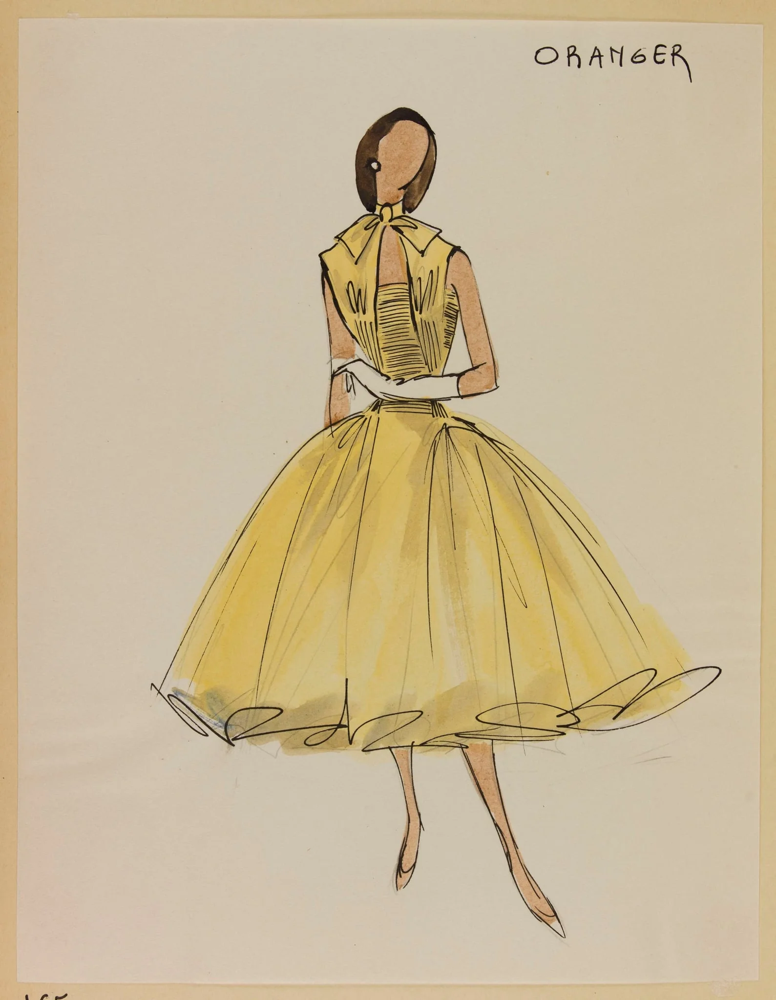 Oranger, by Carven, 1955