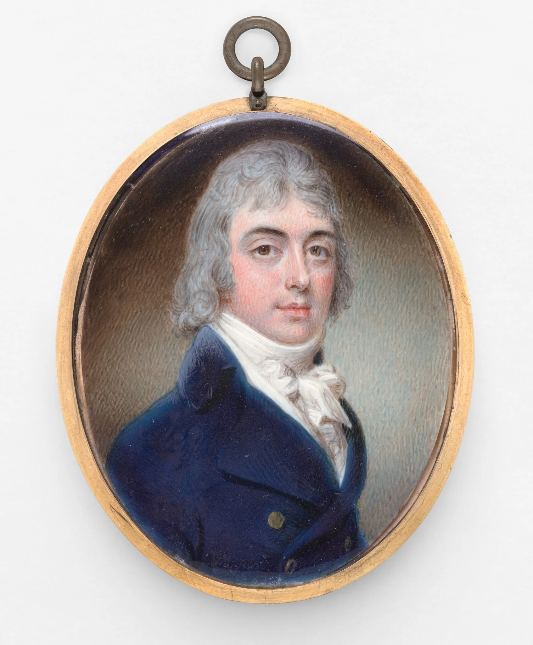Portrait of a Man, by British 19th Century, watercolor, 1840