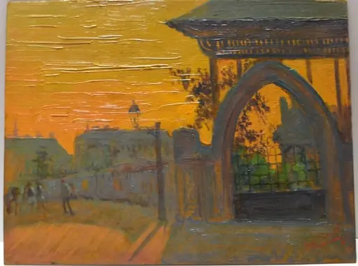 Strada pe înserat