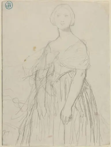 Sketch for Madame Moitessier