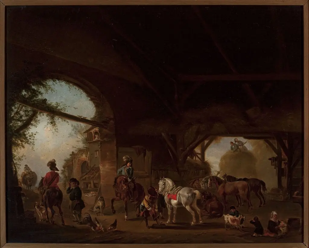 Genre scene at the farm