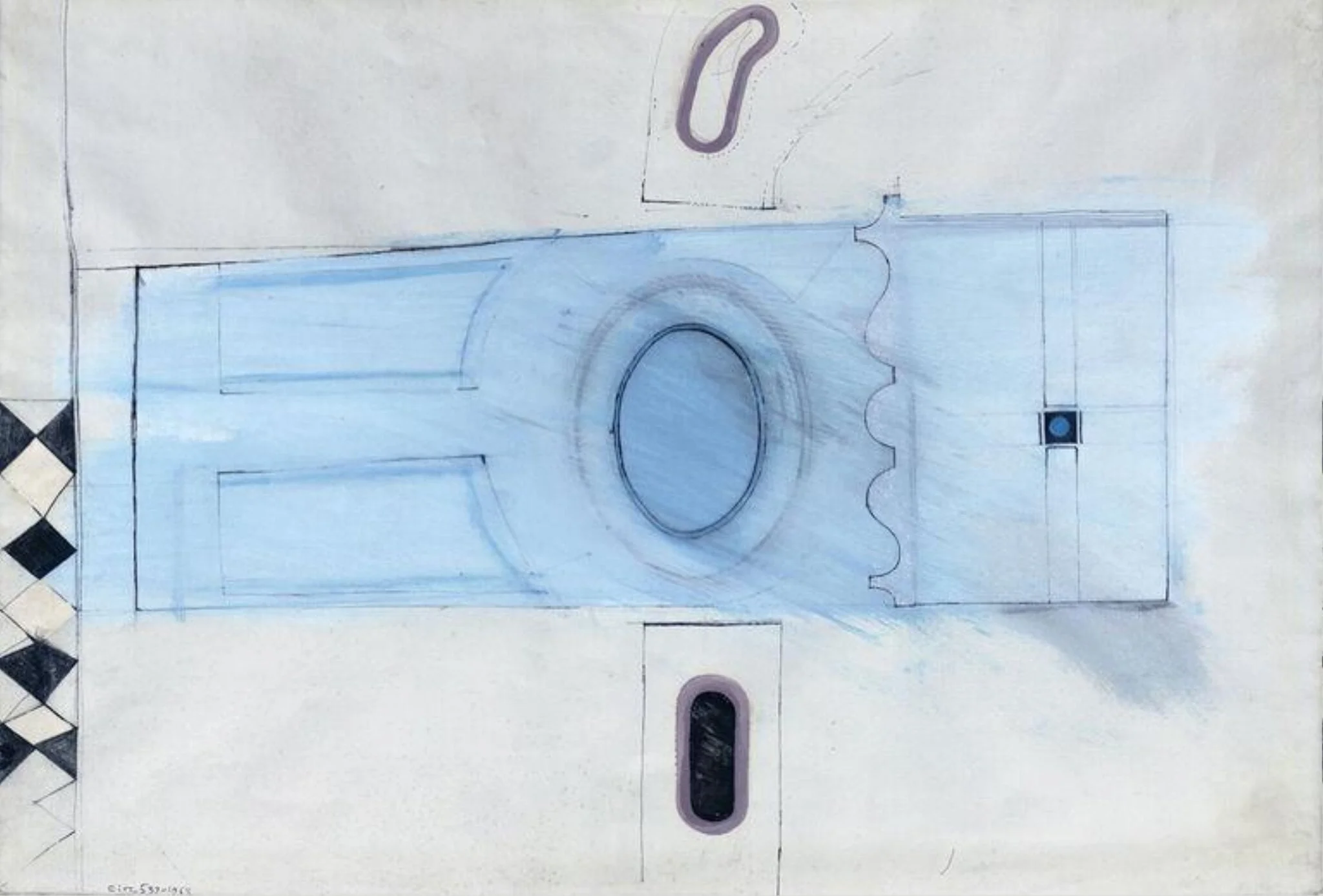 Suburb, by Derek Hirst, 1963