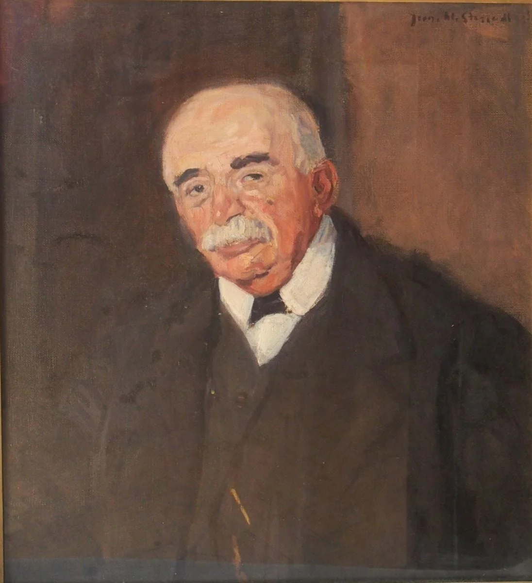 Portret al lui L.Kugel, profesor de oftalmologie la Școala Română de Medicină