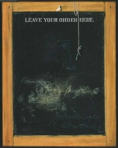The Slate "Leave your order here"