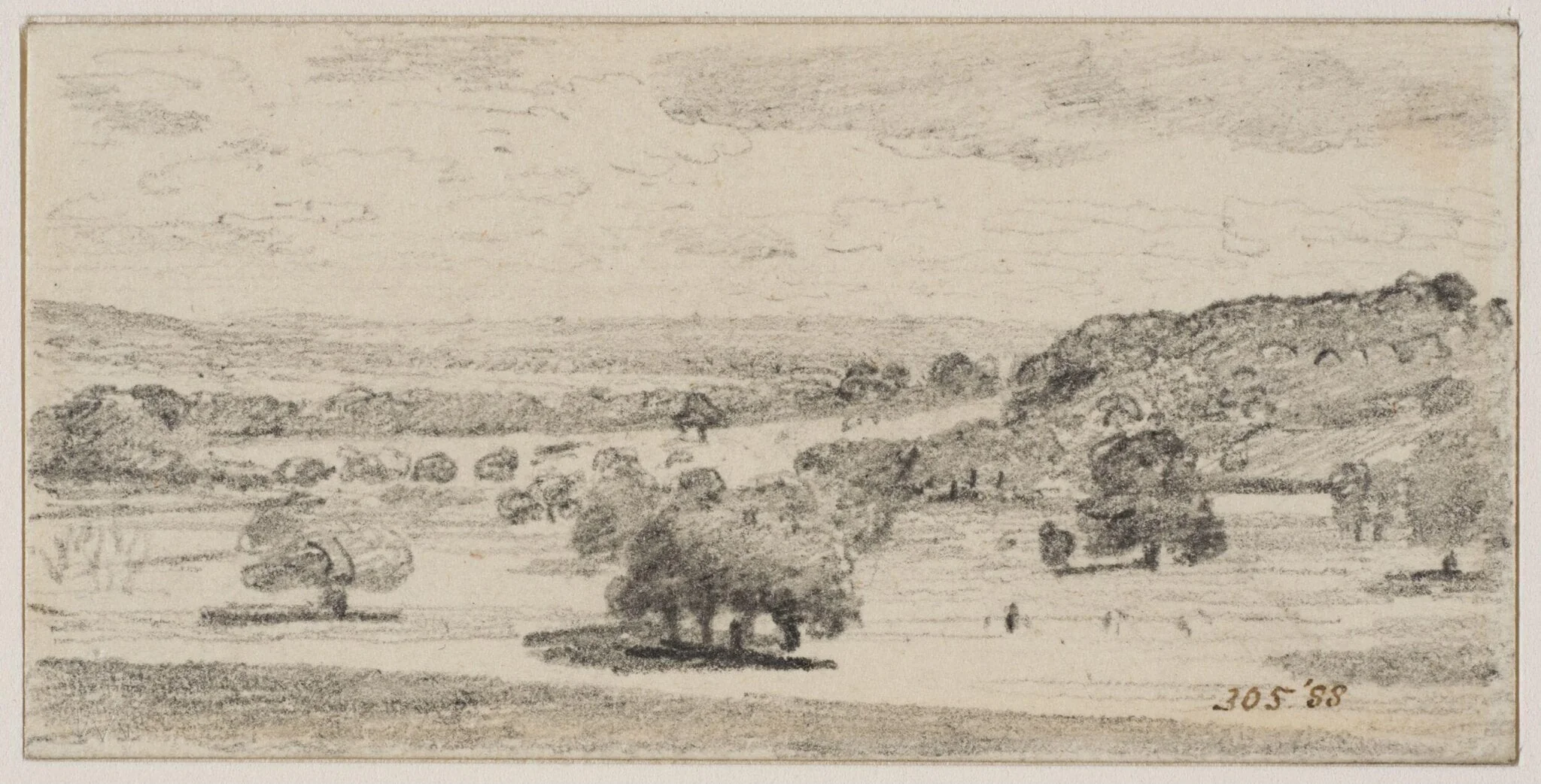 Wimbledon Park, by John Constable, 5