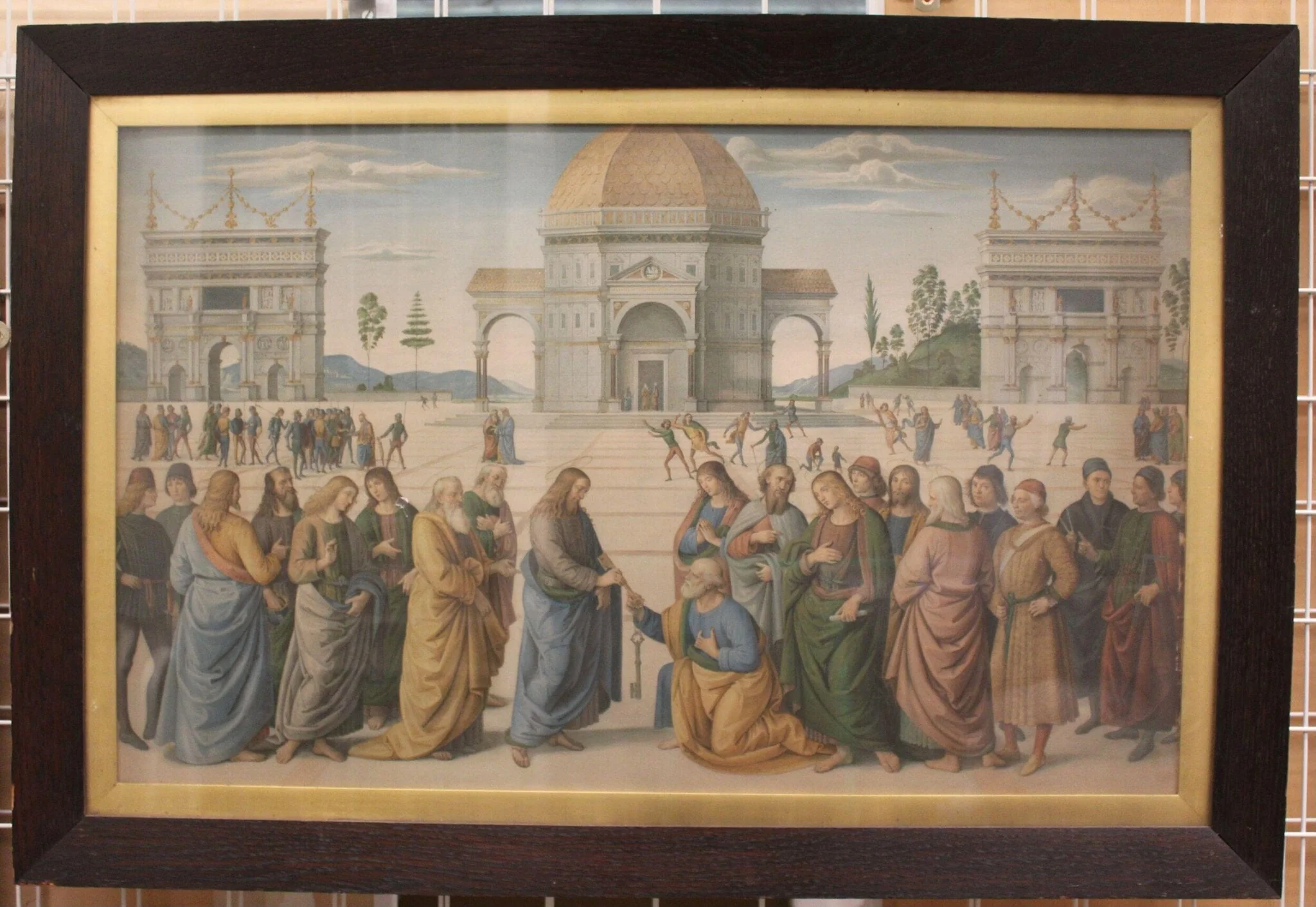 Christ's Charge to St Peter, by Eliseo Fattorini, 1877