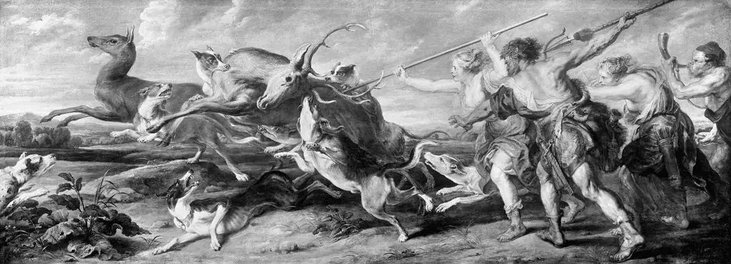 Diana on the stag hunt