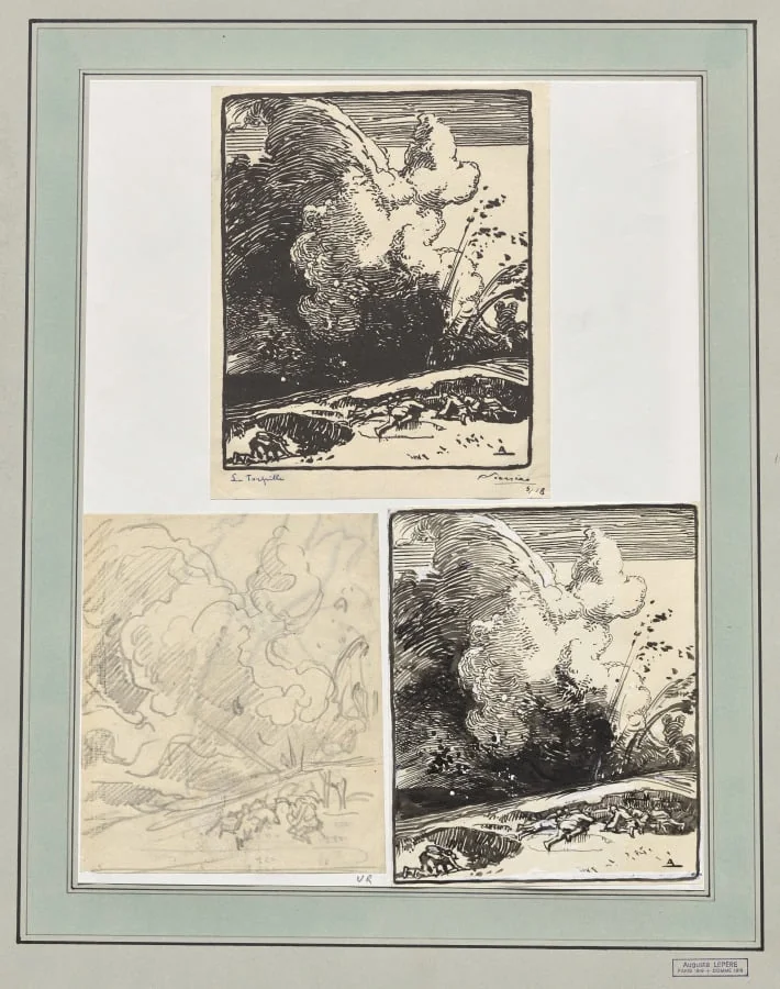 The Mine, by Auguste Lepère, 1919