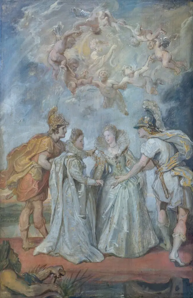 Family Exchange of the princesses between Spain and France on 9 november 1615