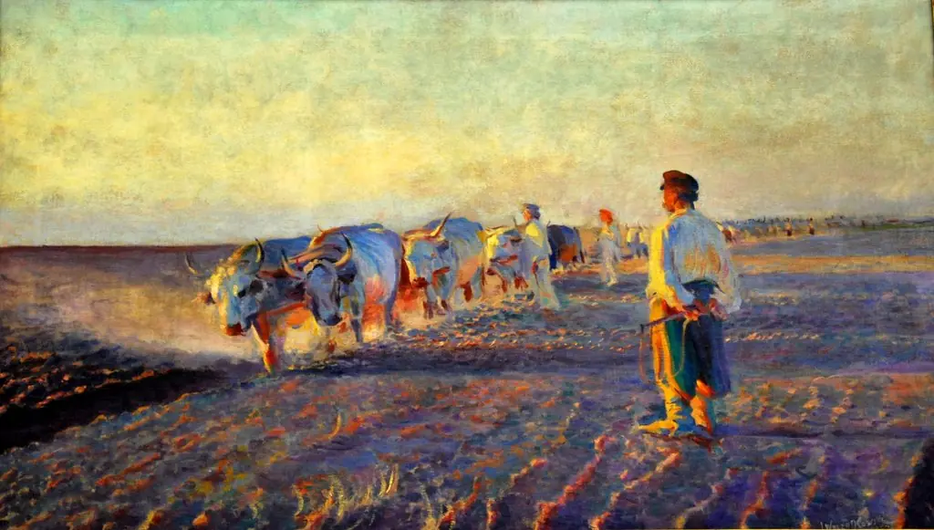 Plowing in the Ukraine