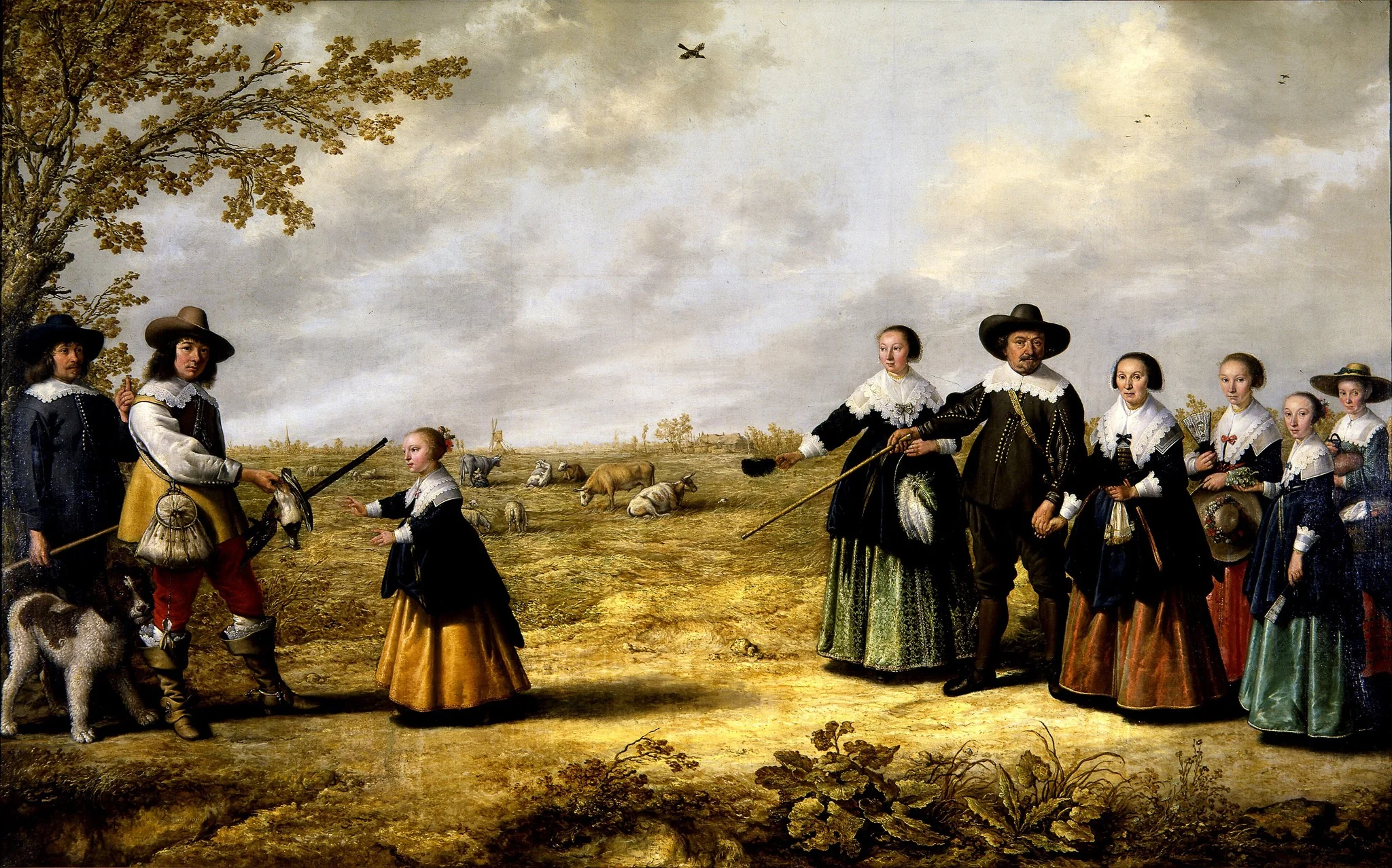 Portrait of a Family in a Landscape