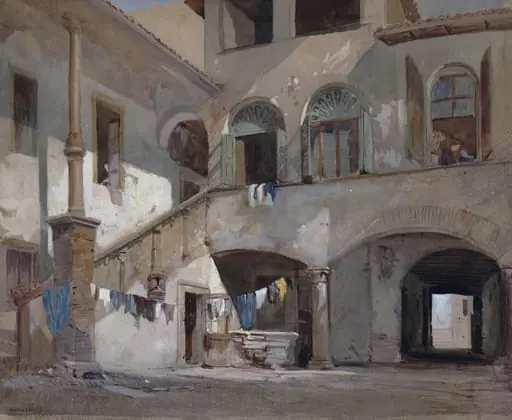 An Italian Courtyard