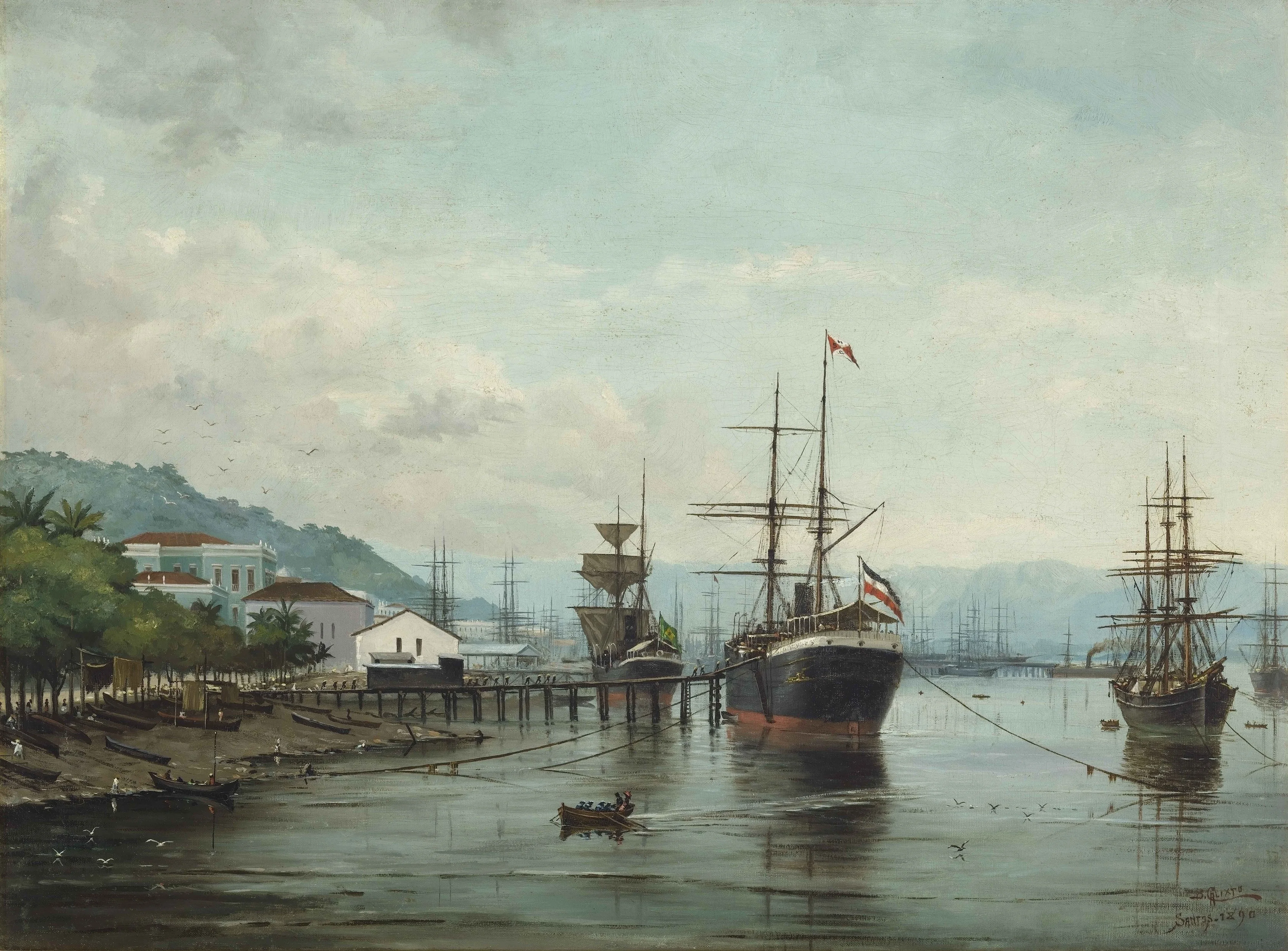 Q132238364, by Benedito Calixto, oil, 1896
