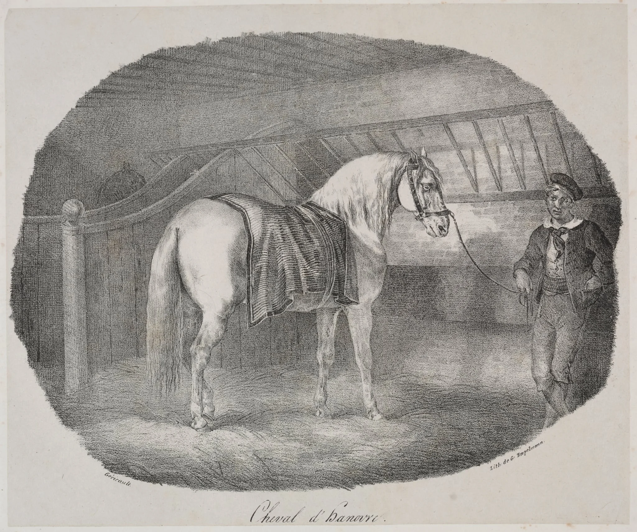 Horse from Hanover, by Théodore Géricault, 1822