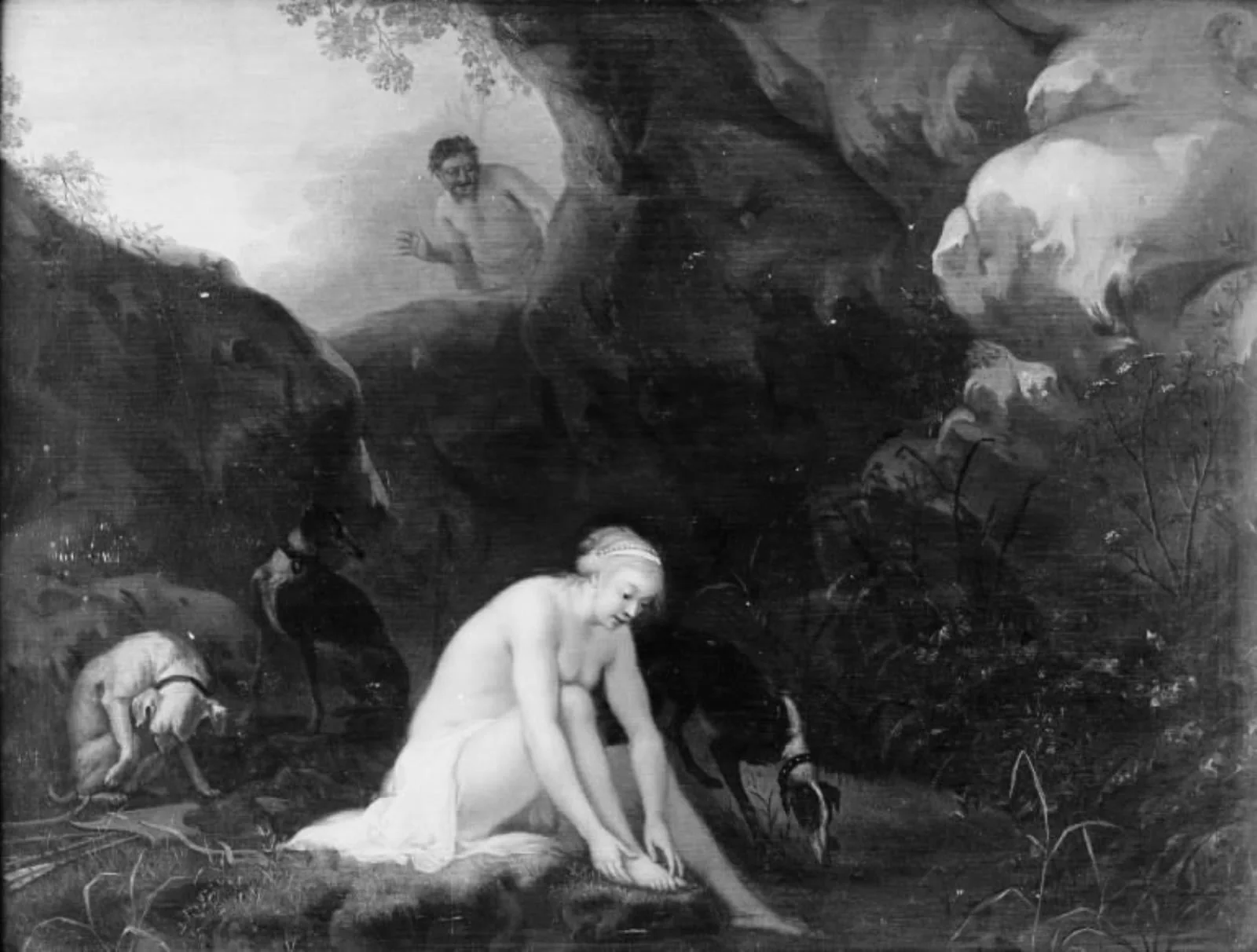 Bathing Nymph, by Unknown, 1650