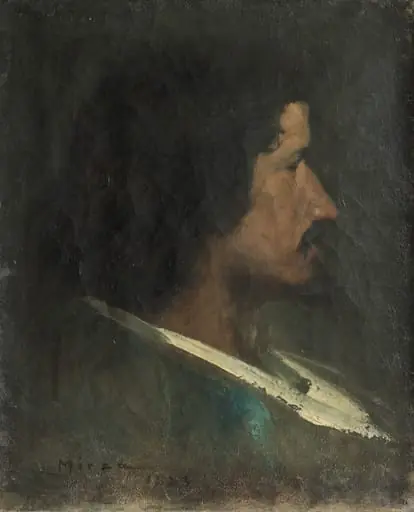 Profil de bărbat (Sava Henția)