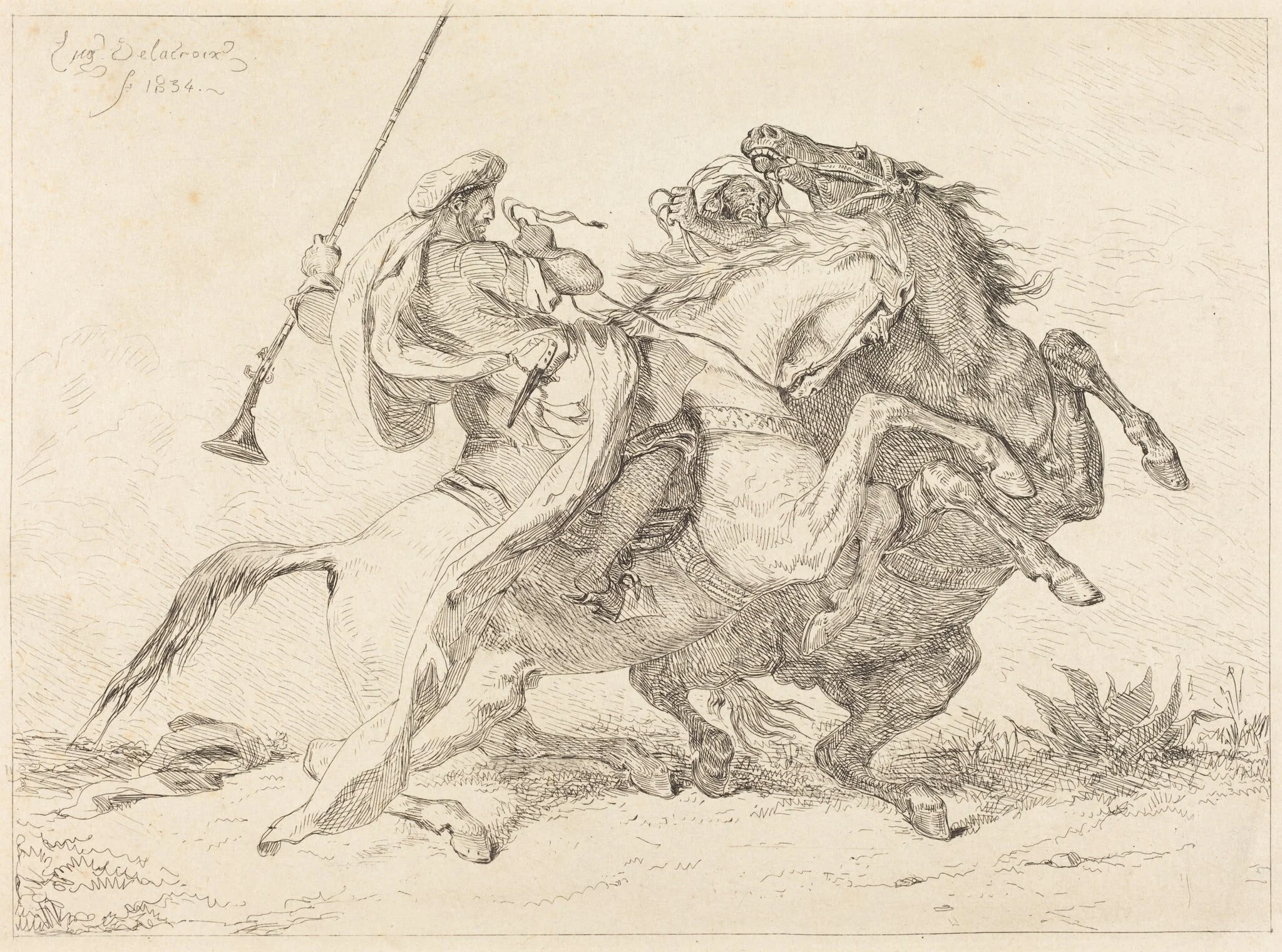 Encounter of the Moorish Horsemen (Rencontre de Cavaliers Maures)