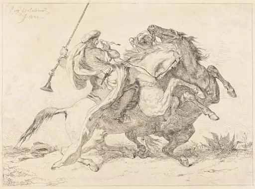 Encounter of the Moorish Horsemen (Rencontre de Cavaliers Maures)