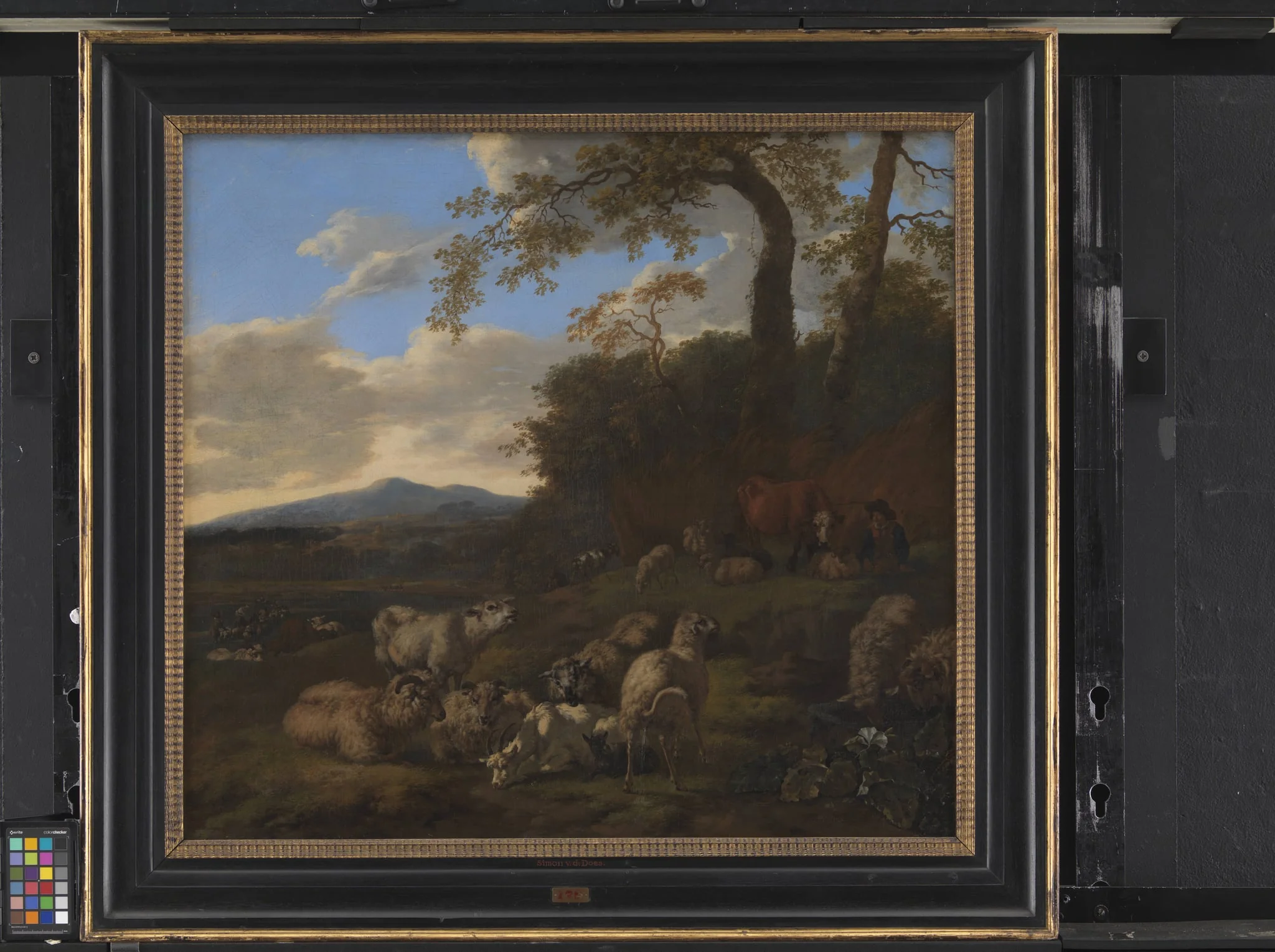 The Flock of Sheep, by Unknown, 1661