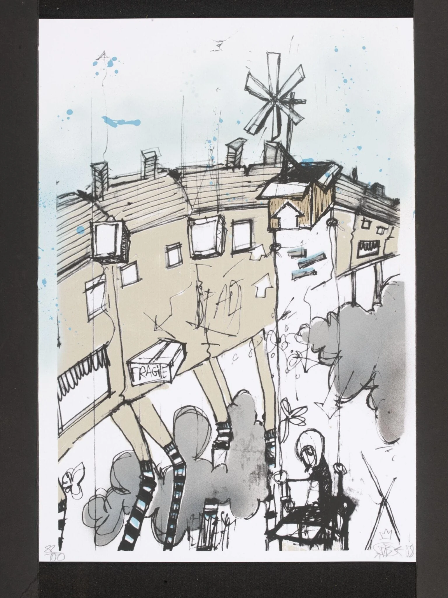 Deadbeat Print 1, by Deadbeat Donny, 2008