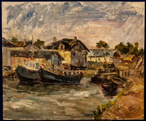 Port pescăresc la Sf. Gheorghe