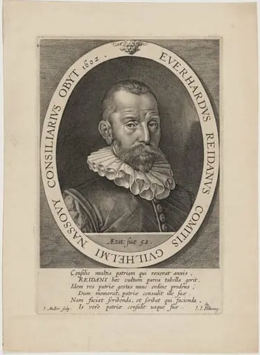 Everhard Reidan, Friend of William the Silent