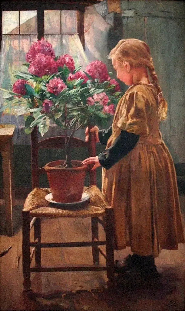 Gabrielle Frederic, the Artist's Daughter