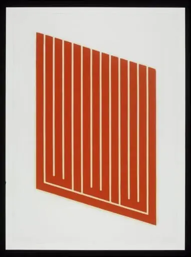 11-R. The thirteenth of fifteen woodcuts comprising The Parallelogram Suite