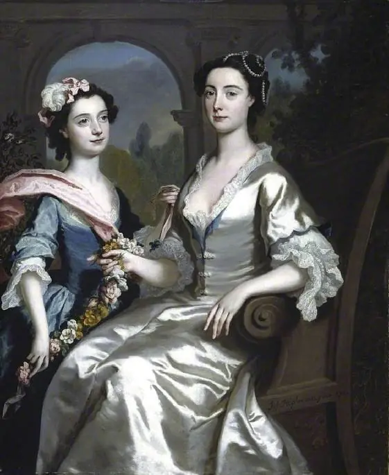 Mrs Elizabeth Birch and her daughter
