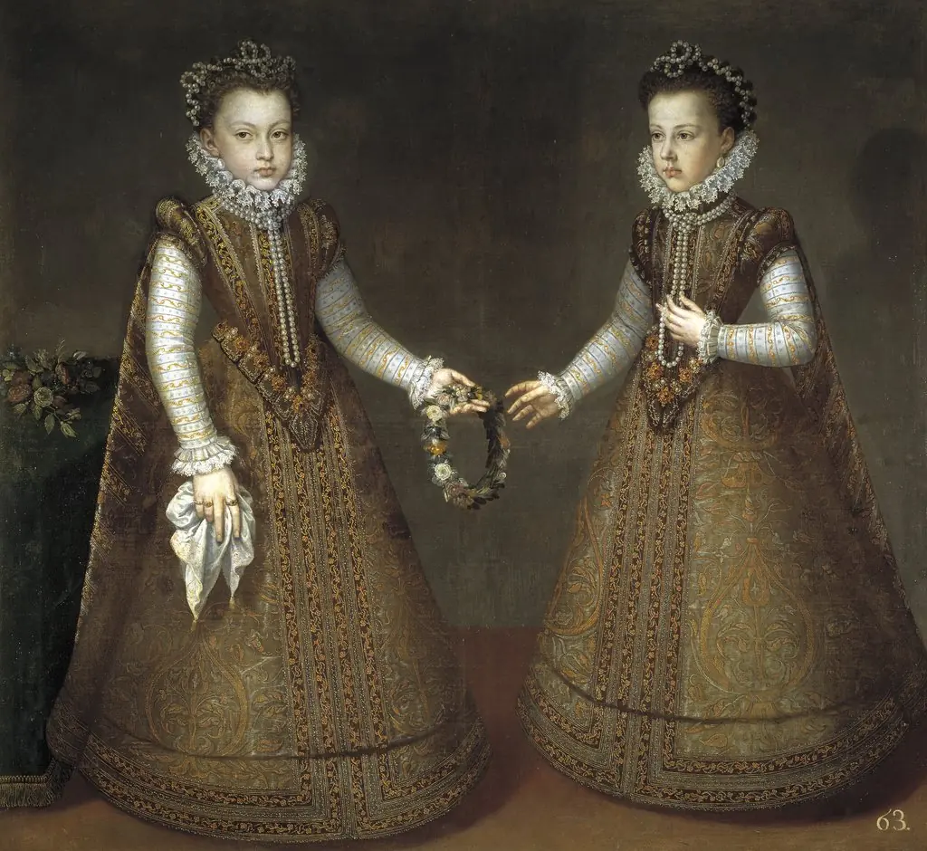 The Infantas Isabel Clara Eugenia and Catalina Micaela
