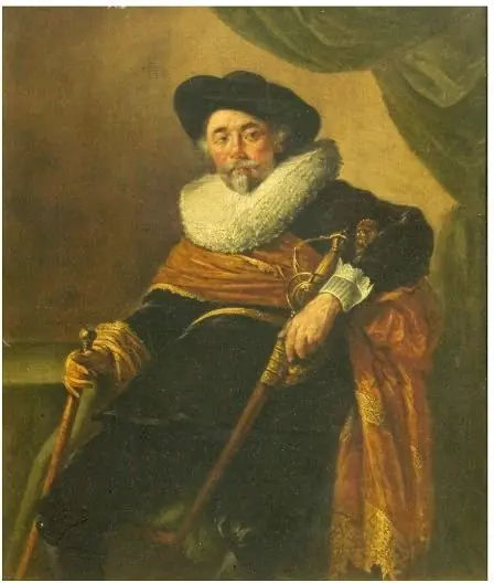 Self-portrait dressed as Colonel Cornelis Backer