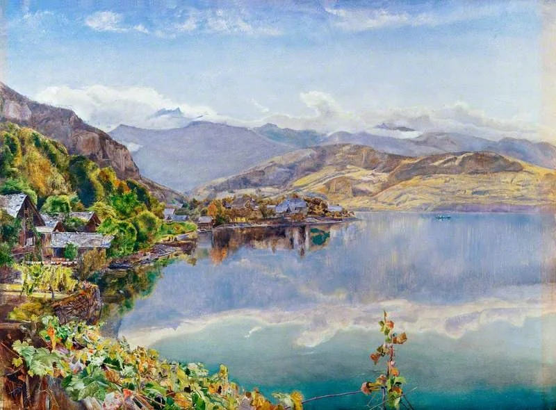The Lake of Lucerne,  Mont Pilatus in the Distance