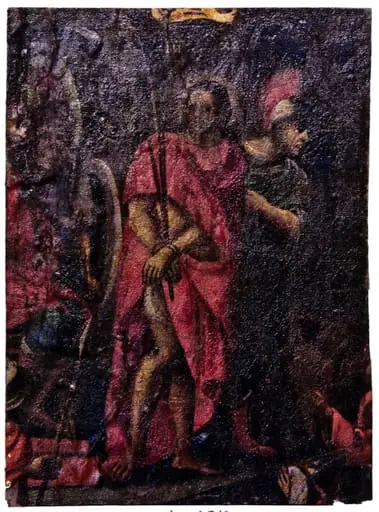 Icoană -Fragment din Epitaful de la Zamfira din Epitaful de la Zamfira,,