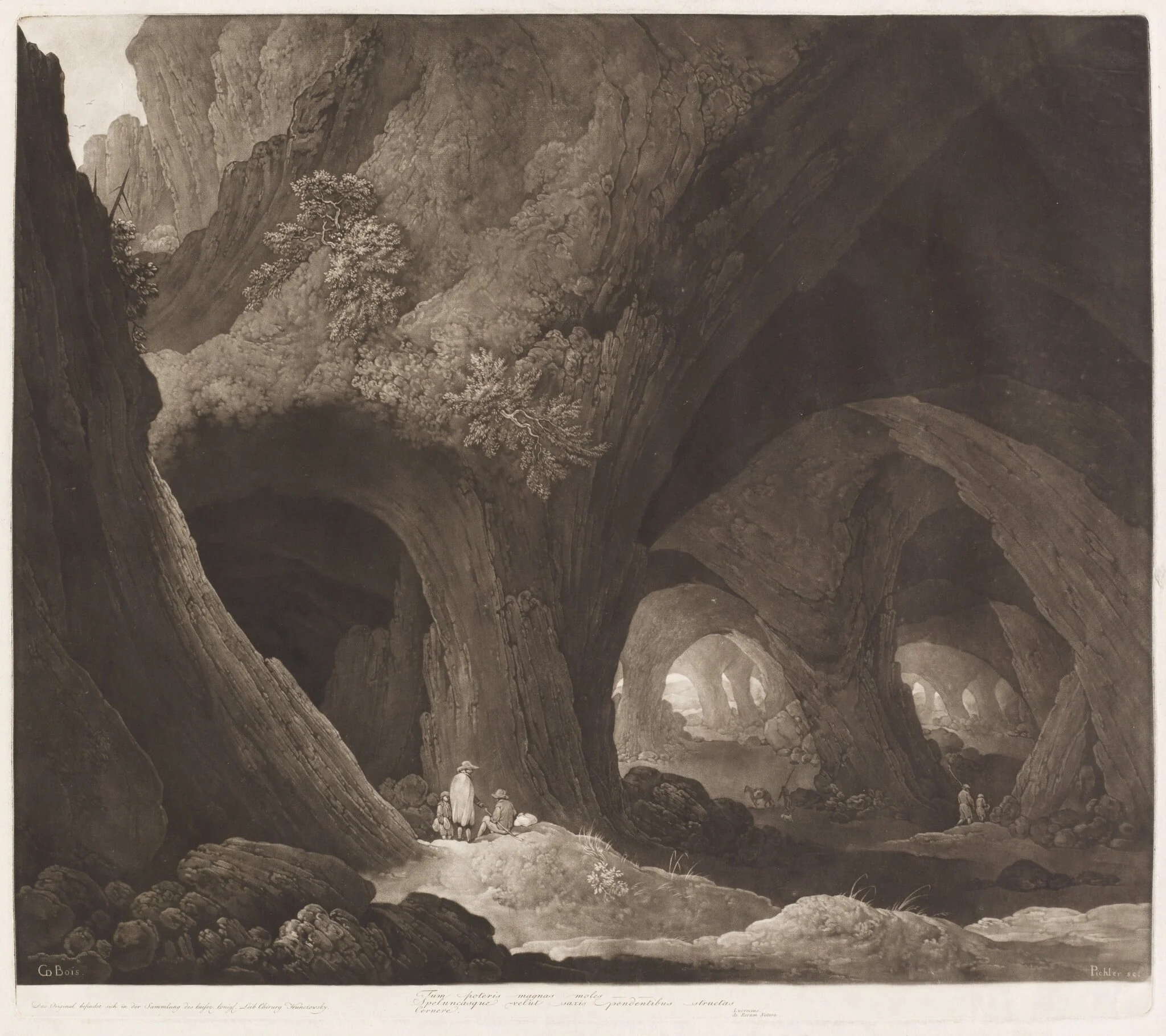 Travelers in Gigantic Caverns