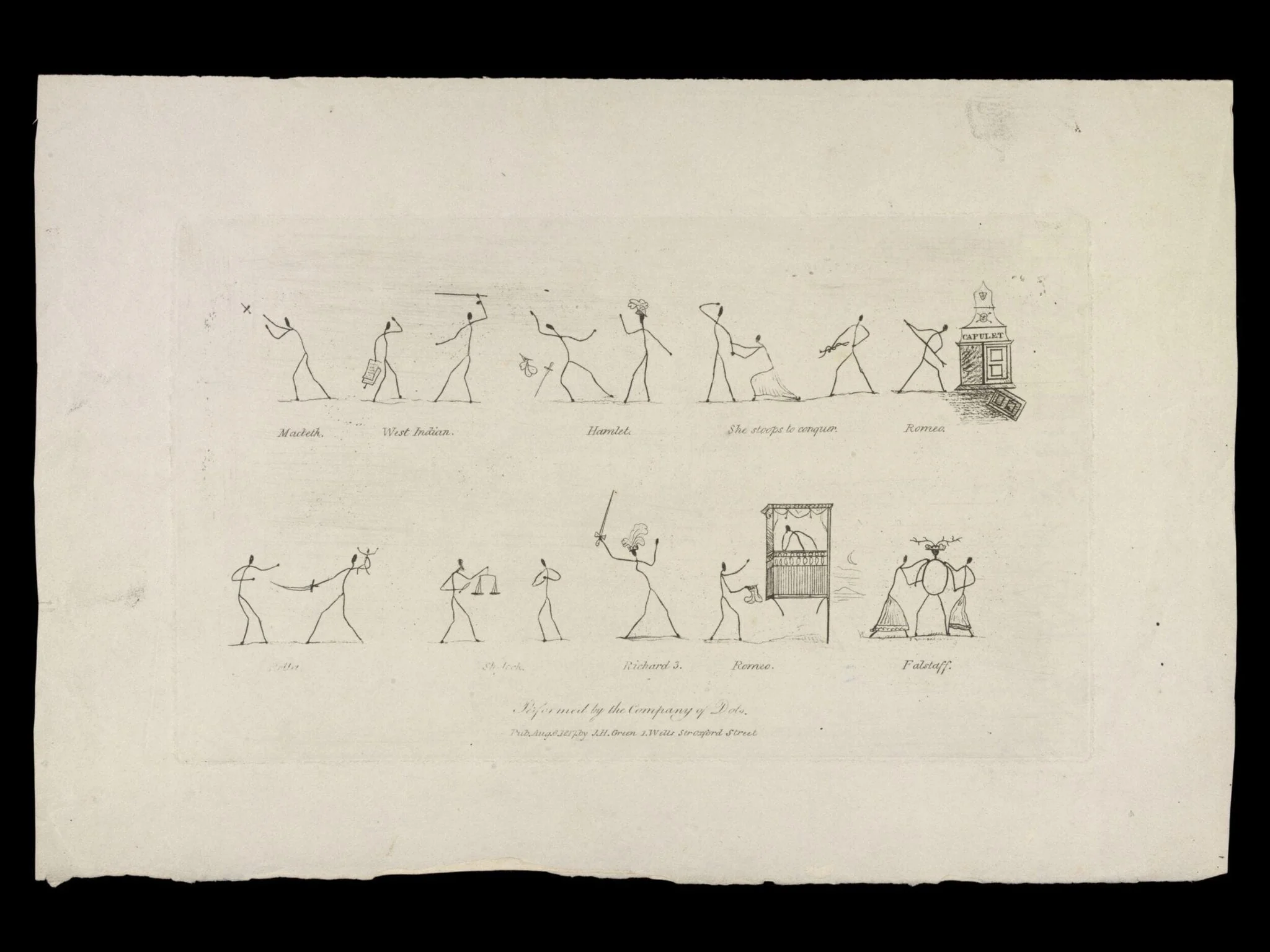 H Beard Print Collection, by J.H. Green, 1750