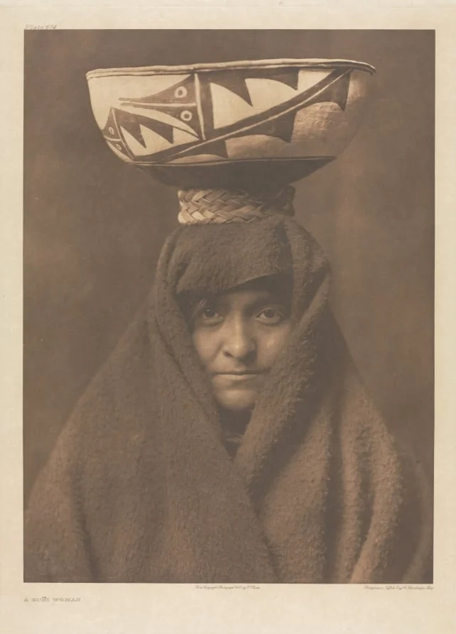 Portfolio XVII, Plate 614: A Zuñi Woman, by Edward S. Curtis, 1903