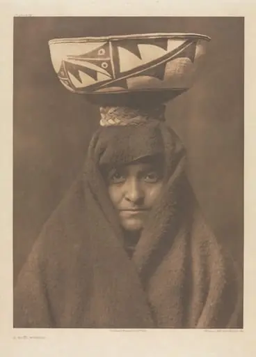 Portfolio XVII, Plate 614: A Zuñi Woman