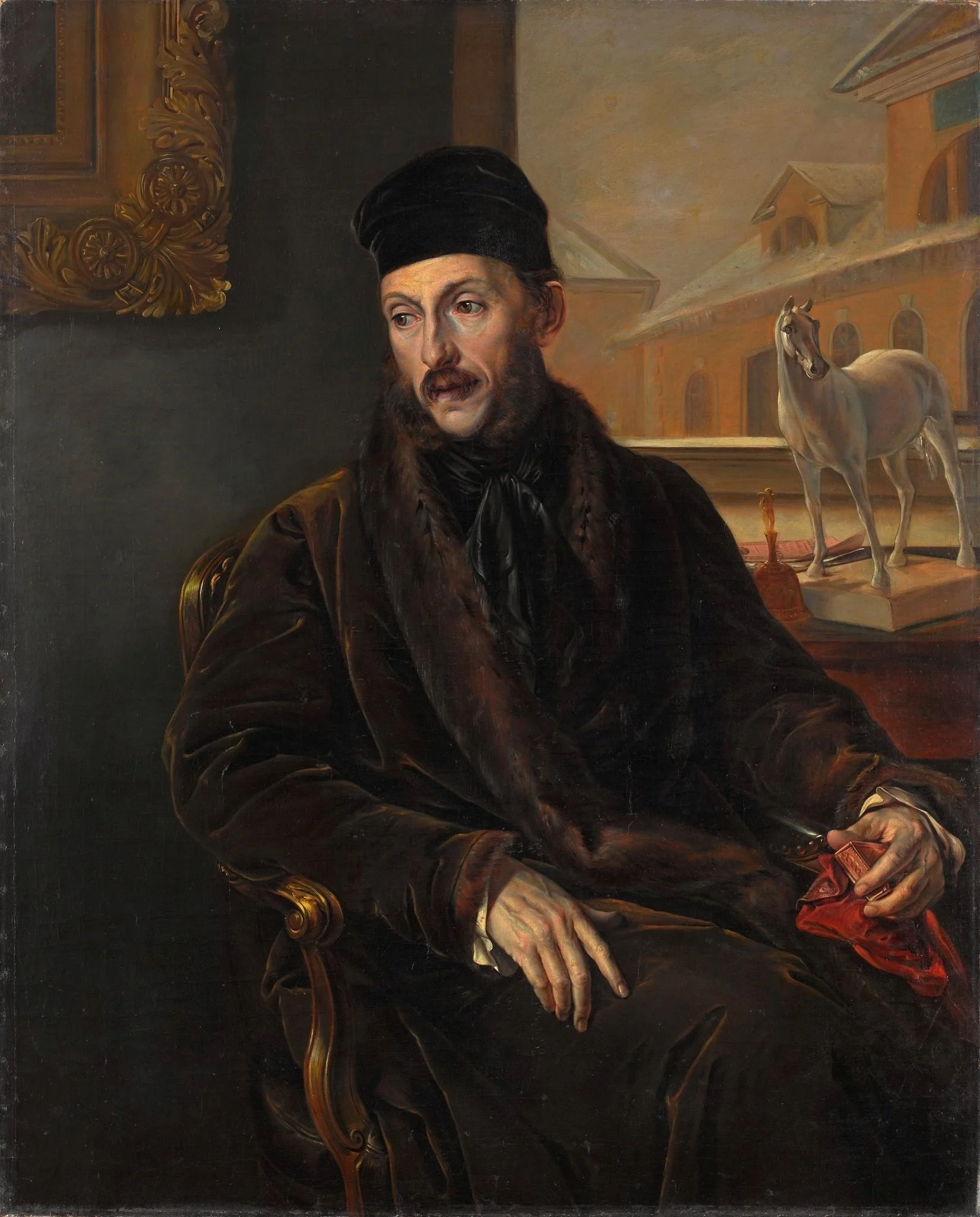 Dmitriy Petrovich Voeykov, by Vasily Andreevich Tropinin, oil, 1842