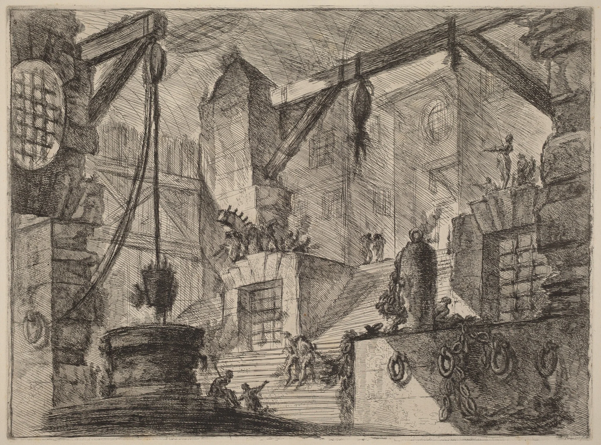 The Well, by Giovanni Battista Piranesi, ink, 1750